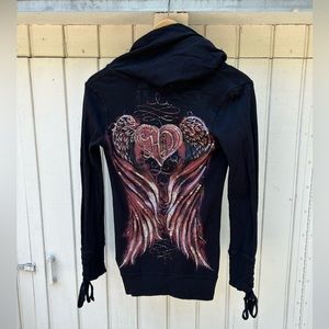 Vintage Women’s Harley Davidson Zip Up